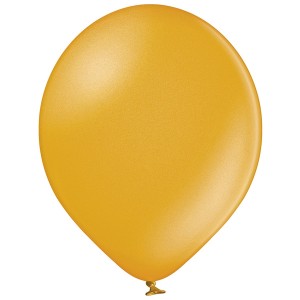 Гелиевый шар золотой 12" (30 см)