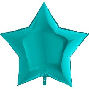 Фольгированная звезда тиффани металлик 90 см