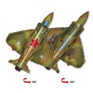 Фольгированный шарик "Истребитель"