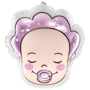 Младенец девочка фольгированный шарик