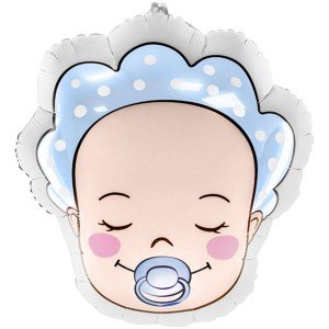 Младенец мальчик фольгированный шарик