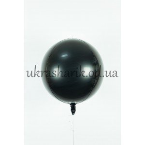 Фольгированный шарик Сфера черная