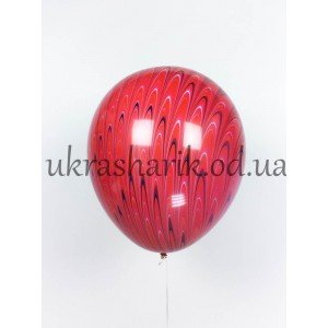 Шар павлин красный